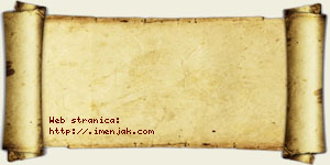 Omilj Debeljak vizit kartica